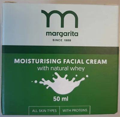 Crema viso «Moisturising Facial Cream with natural whey» (Margarita)