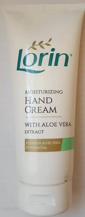 Crema per le mani «Moisturizing hand cream with aloe vera extract» — foto 1 dell'alert A12/01661/23