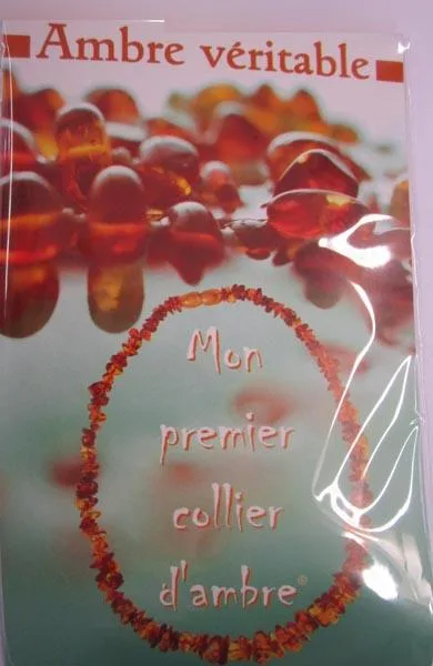 Collana di ambrato «Mon premier collier d'ambre ('My first amber necklace')» — foto 2 dell'alert A12/0458/16