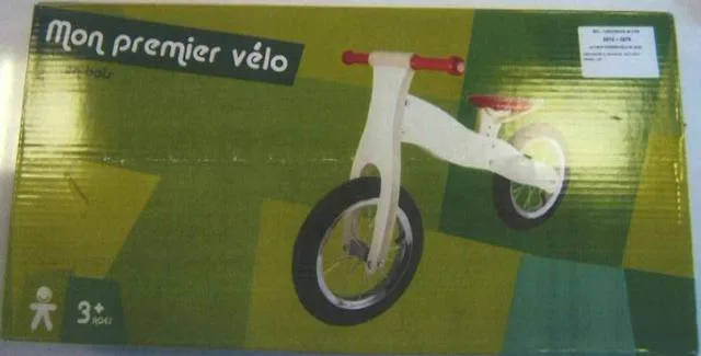 Bicicletta in legno per bambini «Mon premier vélo - My first bicycle.» (Unknown)