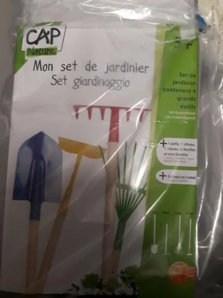 Set di giardinaggio per bambini «Mon set de jardinier» (CAP Nature)