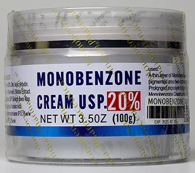 Crema schiarinte per la pelle «Monobenzone cream U.S.P. 20 %» — foto 1 dell'alert A12/01315/23