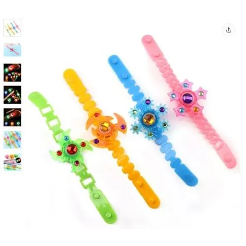 Orologio giocattolo per bambini «Montre lumineuse bande de poignet pour enfants fête Cosplay tissu Accs Fidget clignotant…»