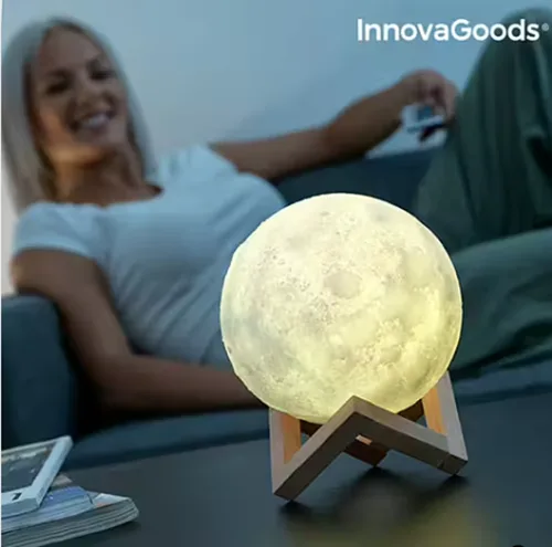 Lampada a LED «Moondy Rechargeabel LED moon lamp» — foto 2 dell'alert SR/03186/25