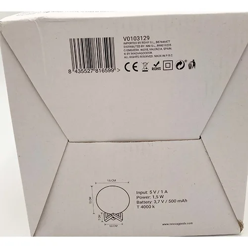 Lampada a LED «Moondy Rechargeabel LED moon lamp» — foto 4 dell'alert SR/03186/25