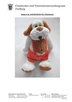 Morbido cane giocattolo con pantaloni in velluto (Weihai Teddy Toy Co. Ltd)
