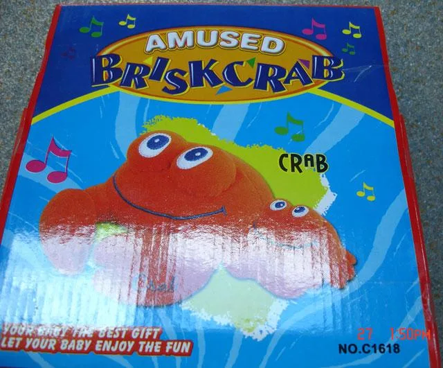 Morbido giocattolo farcito con musica – Amused Briskcrab (Unknown)