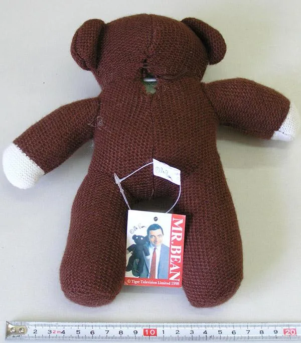 Morbido orso a maglia giocattolo (Mr Bean)