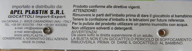 Set di giocattoli da bagno «MORBIDONI» — foto 4 dell'alert A12/01259/21