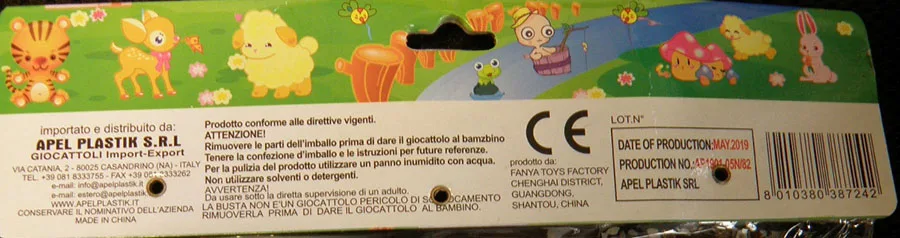 Set di giocattoli da bagno «MORBIDONI» — foto 2 dell'alert A12/01669/21