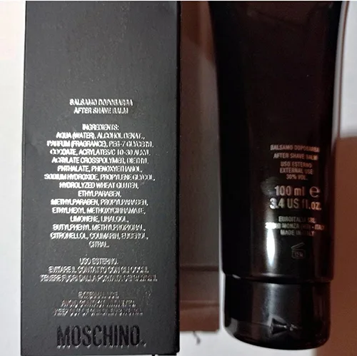 Dopobarba «Moschino Forever» — foto 2 dell'alert SR/01636/25