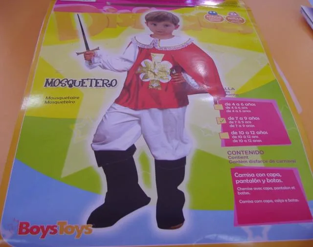Vestito fantasia &amp; #13; &amp; #13; «Mosquetero» (Boys Toys)