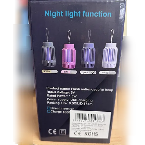 Lampada antizanzare «Mosquito lamp with USB charger Moskītu lampa ar U» — foto 3 dell'alert SR/01057/26