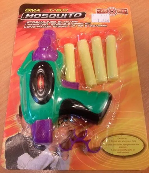 Pistola giocattolo «Mosquito» (Target)