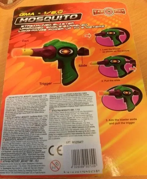 Pistola giocattolo «Mosquito» — foto 2 dell'alert A12/1180/15