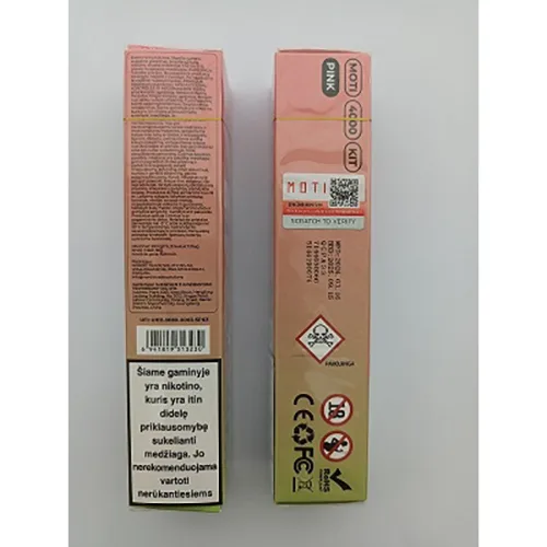 Sigaretta elettronica monouso «Moti Pink» — foto 2 dell'alert A12/02842/24