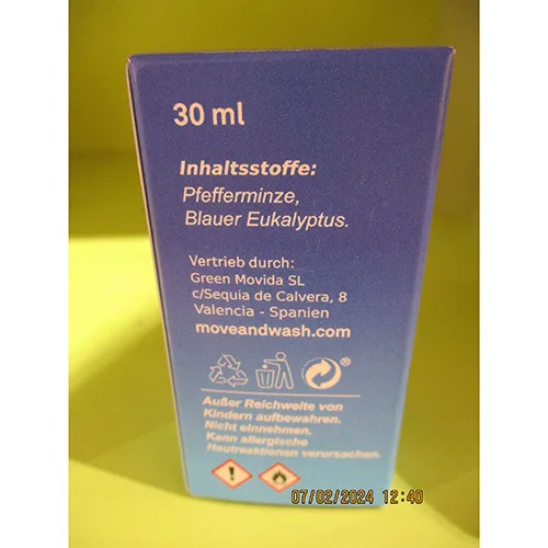 Profumo di lavaggio «Move&Wash Wäsche Parfüm Frische Mix» — foto 5 dell'alert A12/02586/24
