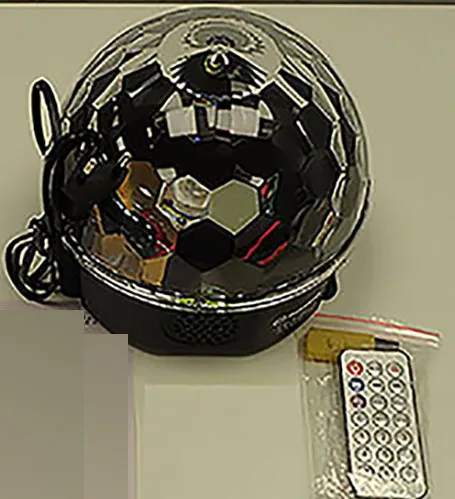 Lampada a LED «Mp3 LED Magic ball light» — foto 1 dell'alert A12/01461/21
