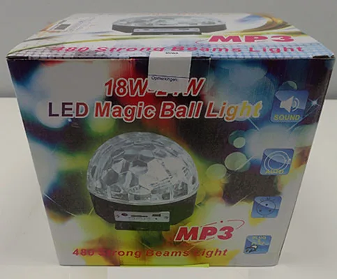 Lampada a LED «Mp3 LED Magic ball light» — foto 3 dell'alert A12/01461/21