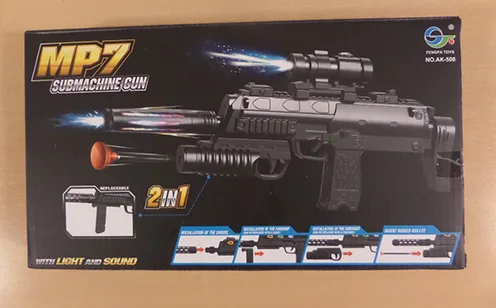 Set di armi giocattolo «MP7 submachine gun» — foto 5 dell'alert A12/01858/22