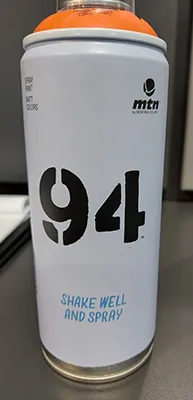 Vernice aerosol «MTN» — foto 1 dell'alert A12/01818/22