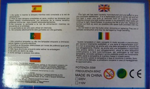 Catena di illuminazione a LED «MULTI FUNCTION» — foto 2 dell'alert A12/0229/18