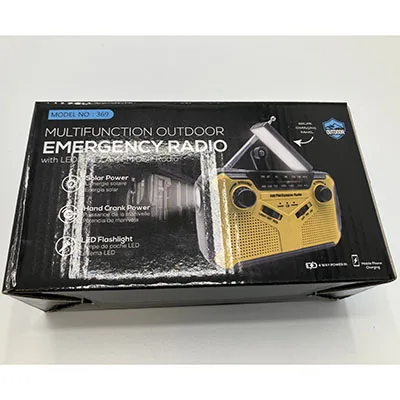 Radio di emergenza «Multifunction Outdoor Emergency Radio» — foto 2 dell'alert SR/00067/26