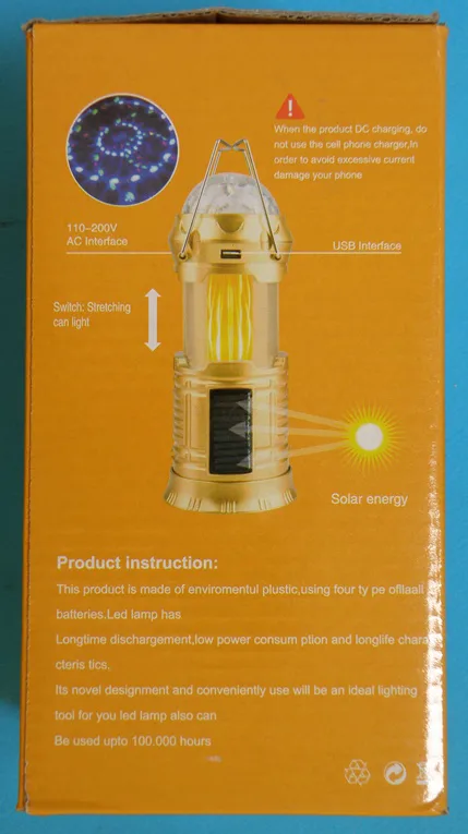 Lampada a LED portatile «MULTIFUNCTION STAGE FLAME LAMP» — foto 2 dell'alert A12/00757/20