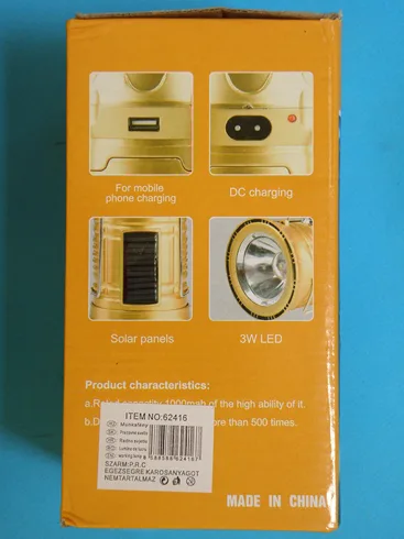 Lampada a LED portatile «MULTIFUNCTION STAGE FLAME LAMP» — foto 3 dell'alert A12/00757/20