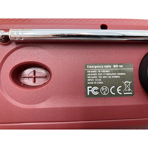 Radio di emergenza «Multifunctional outdoor emergency radio» — foto 3 dell'alert A12/03294/24