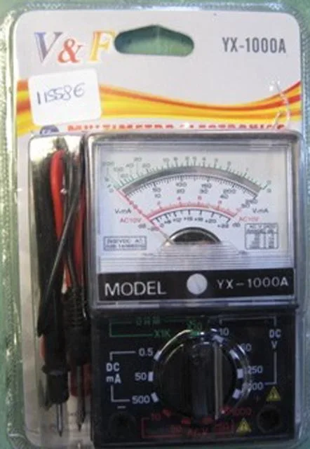 Multimetro elettronico "Multímetro Electrónico" &amp; #13; &amp; #13; (V&amp;F)
