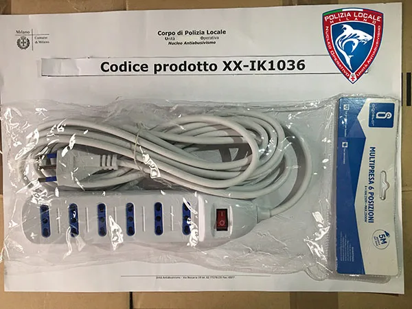 Cavo di estensione «MULTIPRESA 6 POSIZIONI» (AIGOSTAR)