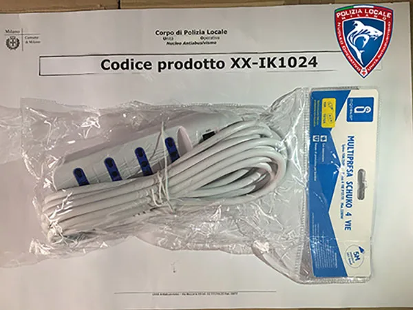 Piombo di estensione «MULTIPRESA SCHUKO 4 VIE» (AIGOSTAR)