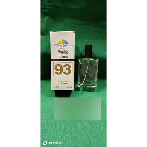 Eau de toilette «Muschio bianco 93» (Arcobaleno parfumes)