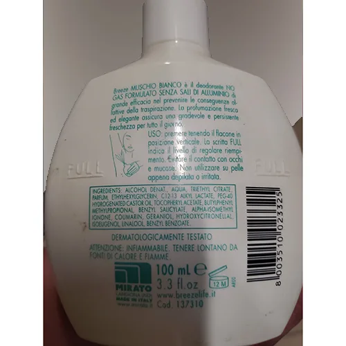 Deodorante «Muschio bianco» (Breeze)