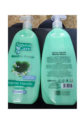 Sapone liquido «Muschio Bianco» (Natural Care)
