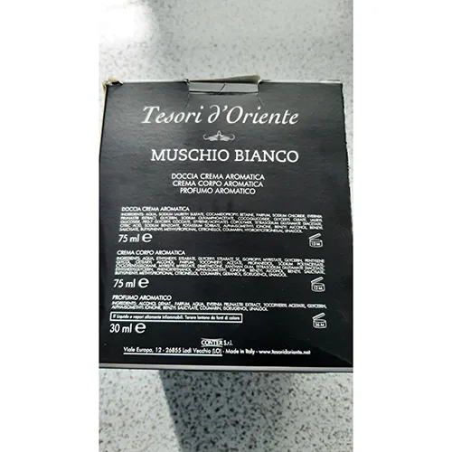 Set di prodotti cosmetici «Muschio bianco» — foto 2 dell'alert A12/01653/24