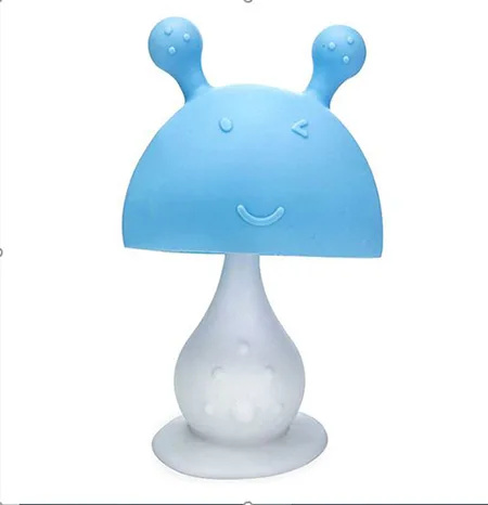 Dentizione per bambini, giocattolo per dentizione «Mushroom Teether Toys for Newborn Babies, Toddlers, Infants, Relieve Sore Gum - BPA-Free…» — foto 4 dell'alert EM/00001/22