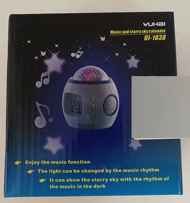 Lampada da notte «Music and starry sky calender UI-1038» — foto 1 dell'alert A12/00416/22