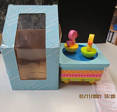 Carillon di musica «Music Box Dancing Rubber» (Musicbox Kingdom)