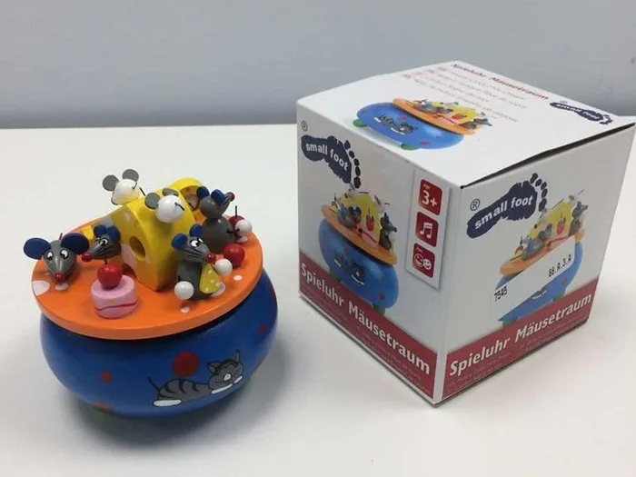 Giocattolo di legno «Music box Mice dream» (Small Foot)
