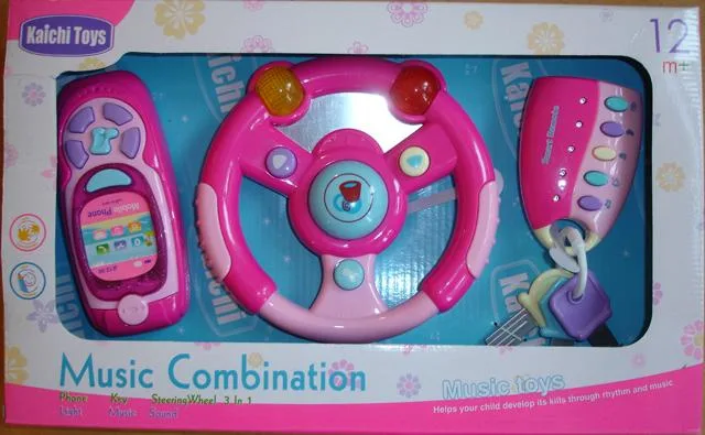 Set musicale giocattolo «Music Combination 3 in 1 Phone, Key, Steering Wheel» — foto 3 dell'alert A11/0103/14