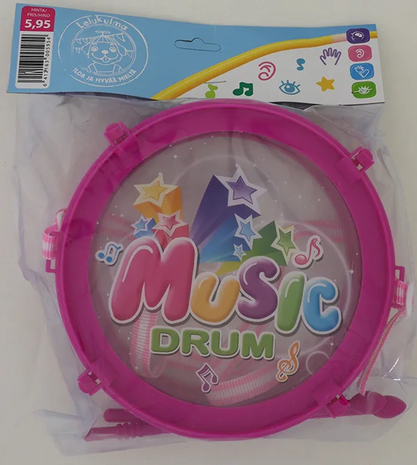 Set tamburo giocattolo «Music drum» (Lelukulma)