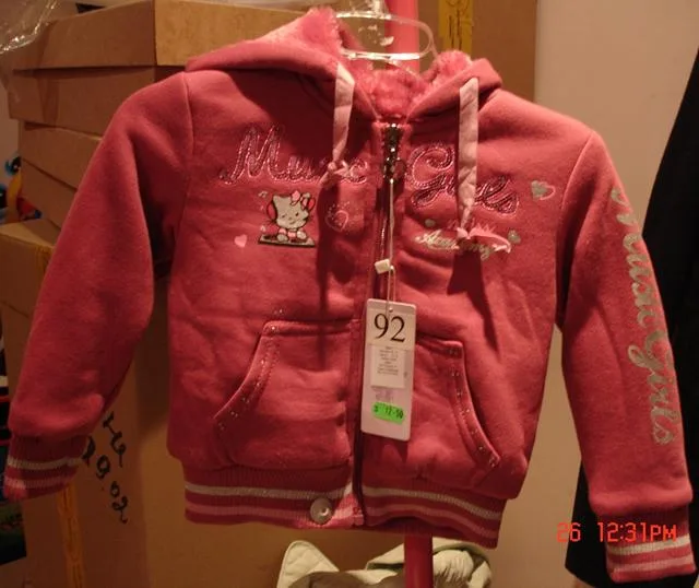 Giacca felpa per bambini &amp; #13; &amp; #13; «Music Girls» (Flower H&amp;H fashion)