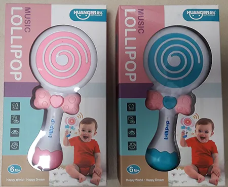 Giocattolo plasico «Music Lollipop» (HUANGER)
