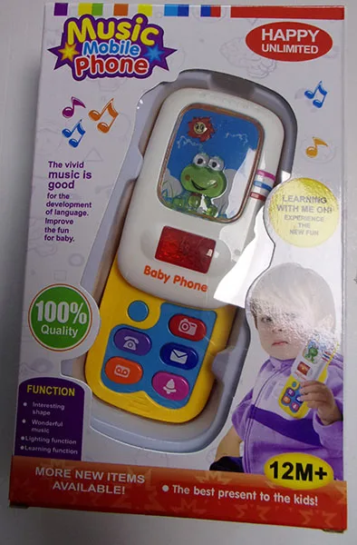 Telefono giocattolo «Music Mobile Phone» (Happy Unlimited)