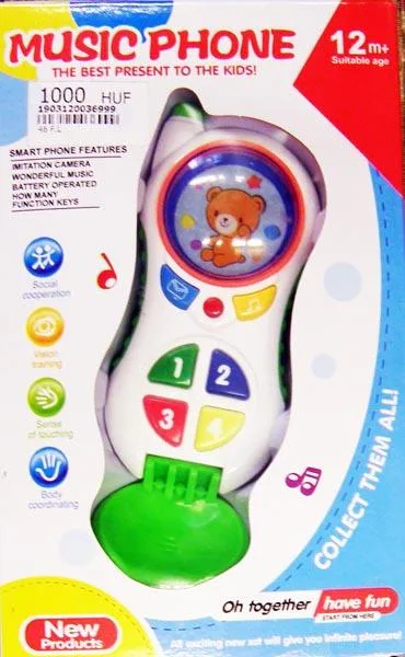 Giocattolo del telefono cellulare «MUSIC PHONE» (Abababy)