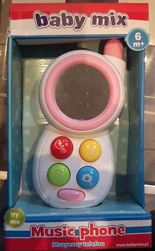 Telefono giocattolo «Music phone» (Baby Mix)