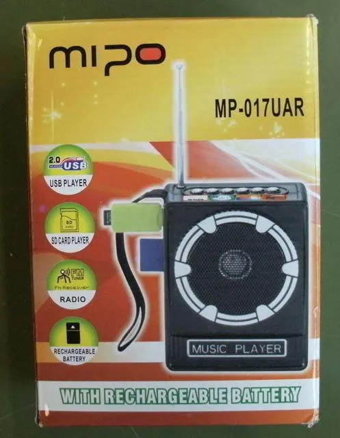 Radio portatile «Music Player with Rechargeable Battery» — foto 1 dell'alert A12/0885/14