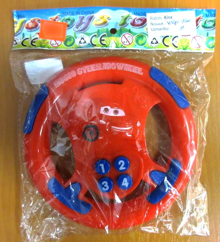 Giocattolo a batteria «MUSIC STEERING WHEEL»